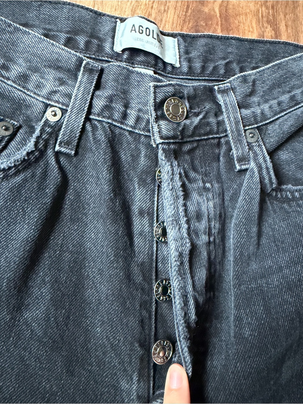 AGOLDE Lana Vintage Straight Disorder Jean Size 25 - Picture 4 of 10